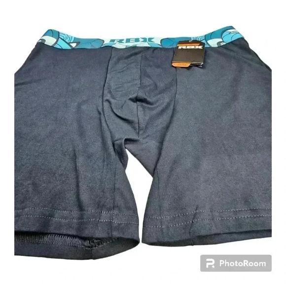 RBX Boxer Briefs black&blue 6" inseam NWT Large or XL - Picture 4 of 7